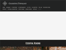 Tablet Screenshot of cognitivetype.com